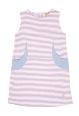 The Beaufort Bonnet Company Gladys Day Dress, Lauderdale Lavender Stripe