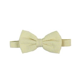 The Beaufort Bonnet Company Baylor Bow Tie, Seaside Yellow Seersucker 2-12 The Beaufort Bonnet Company Baylor Bow Tie, Seaside Yellow Seersucker 2-12