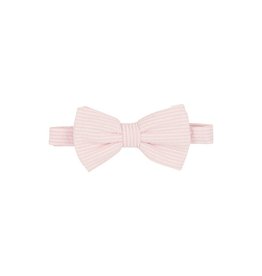 The Beaufort Bonnet Company Baylor Bow Tie, Pink Savannah Seersucker 2-12