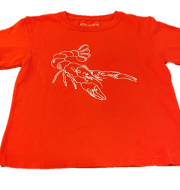 Mustard & ketchup Red Crawfish Short Sleeve Shirt