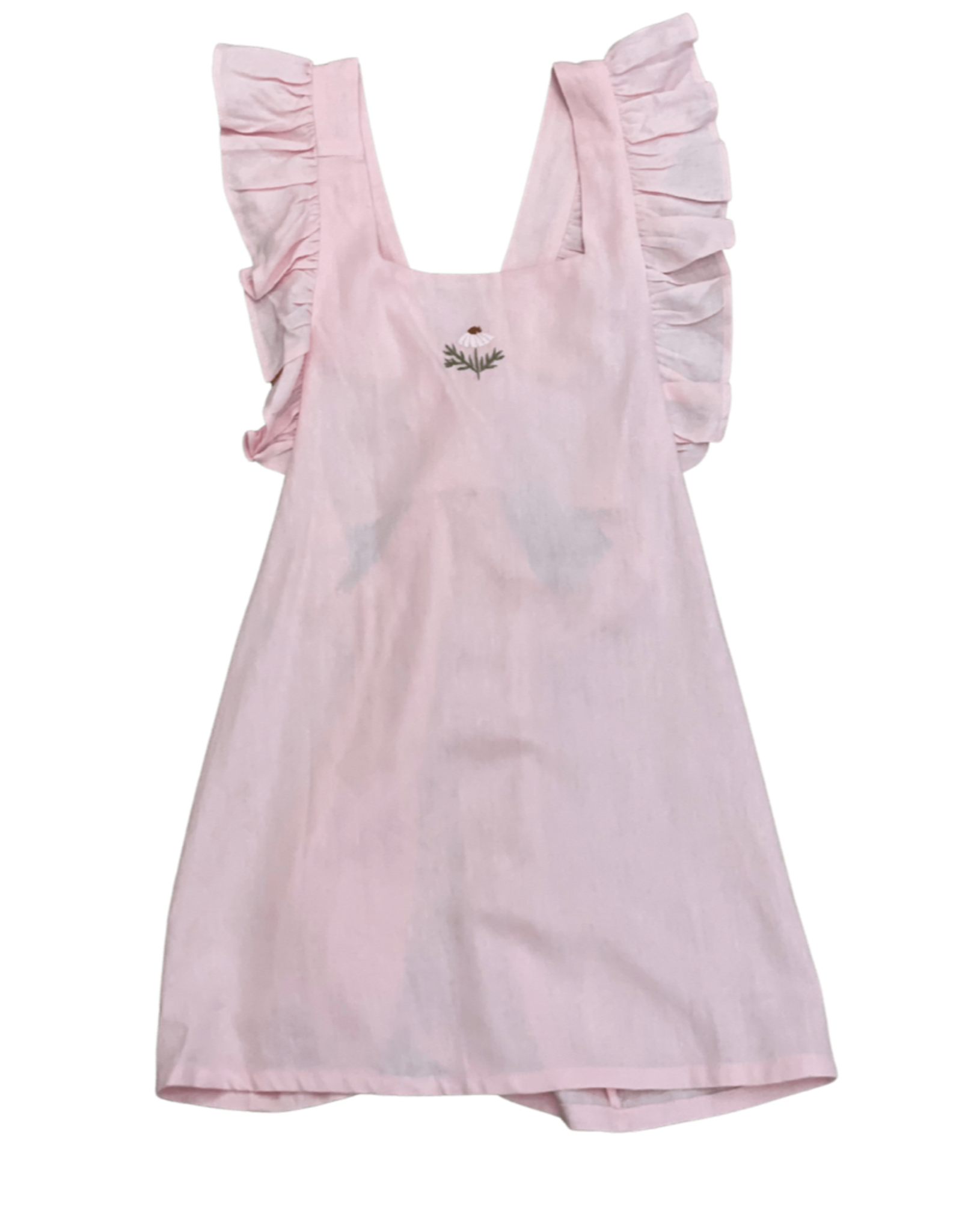 Daisy Pinafore Dress Pink 6T