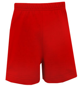 Claire and Charlie Red Knit Shorts