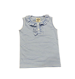 The Oaks Lucy Blue and White Stripe Shirt