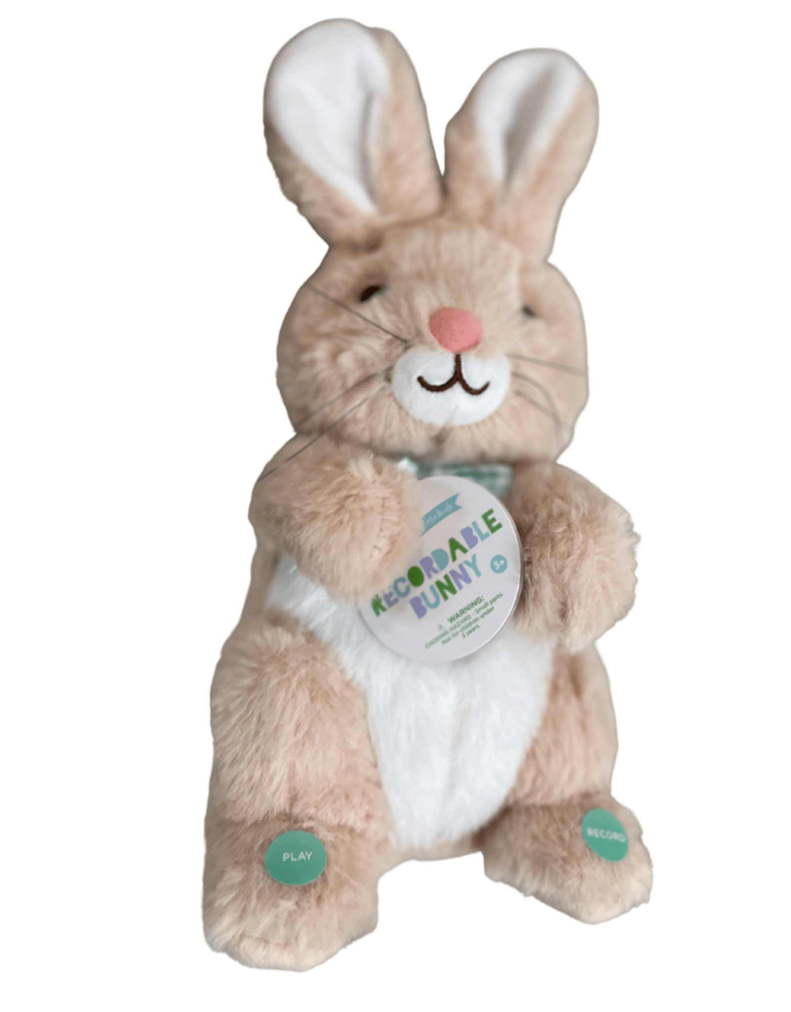 Two's Company Cottontail Plush Recording Bunny