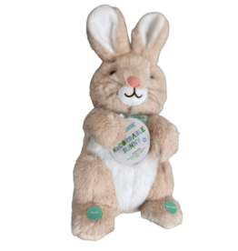 Two's Company Cottontail Plush Recording Bunny