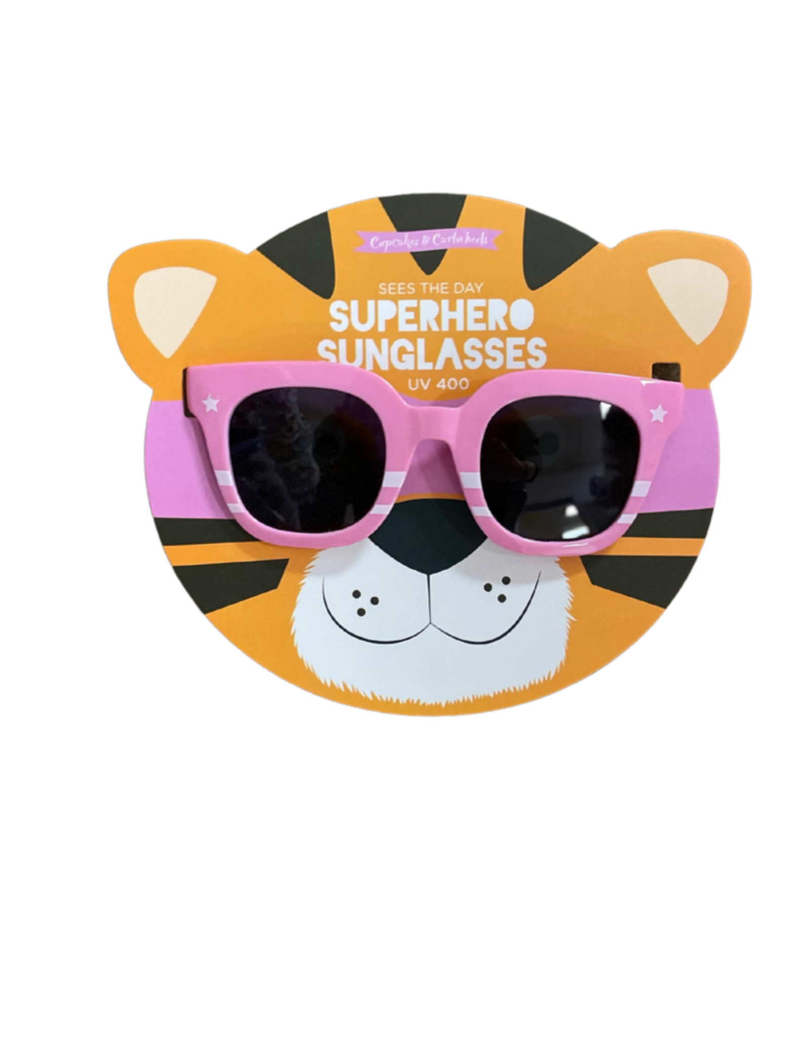 Two's Company Superhero Tiger Sunglasses