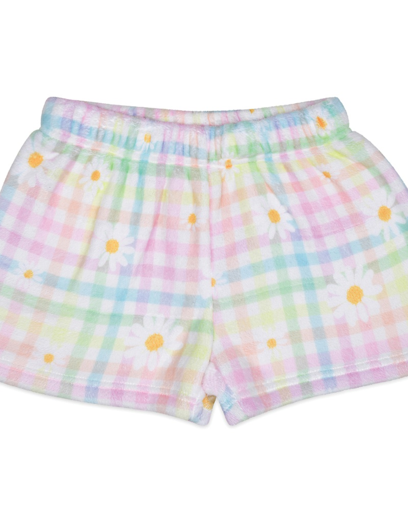 Iscream Daisy Gingham Plush Shorts