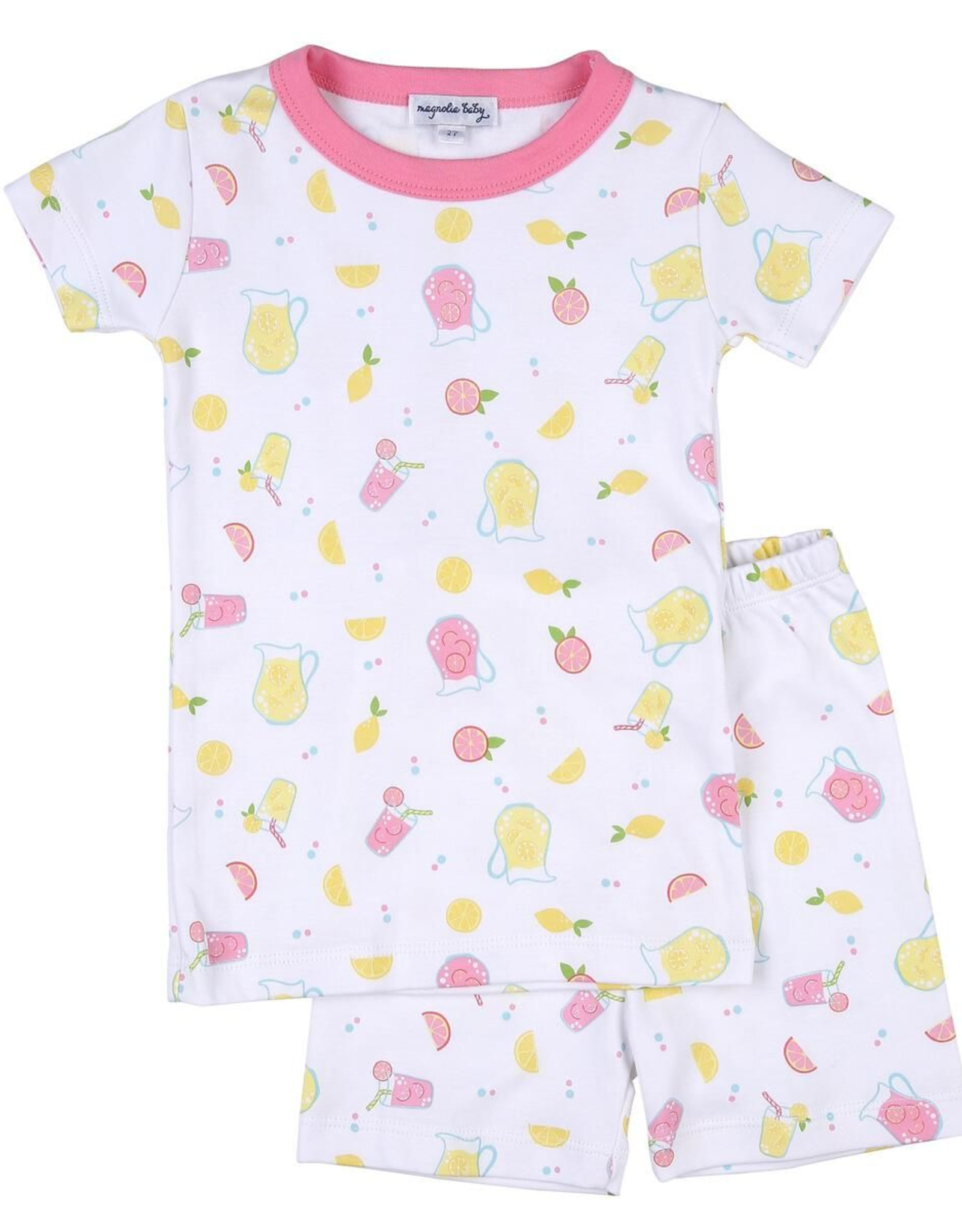 Magnolia Baby Fresh Lemonade Short Pajamas