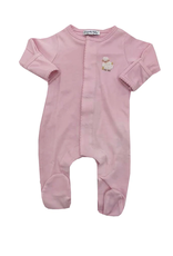 Magnolia Baby Tiny Lamb and Chicks Emb Footie Pink