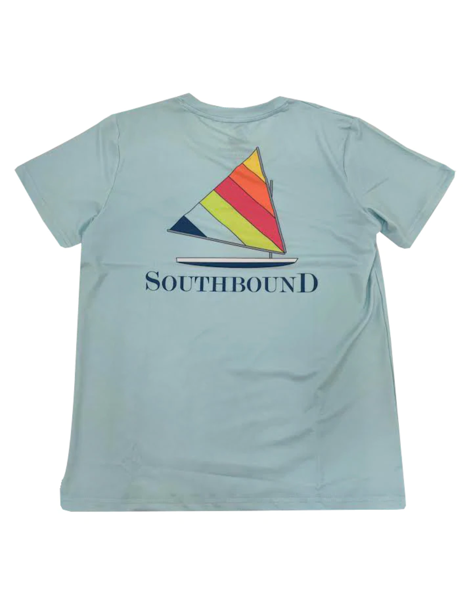 SouthBound Dry Fit Tee Sailboat Light Blue