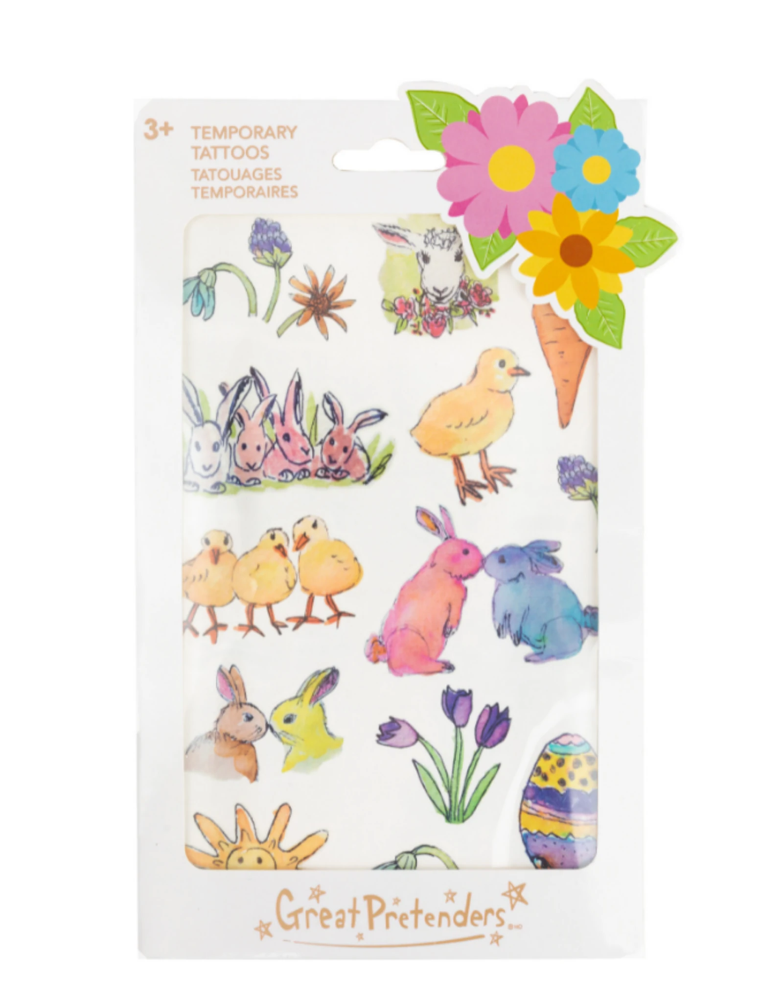 Great Pretenders Spring Flowers Tattoos