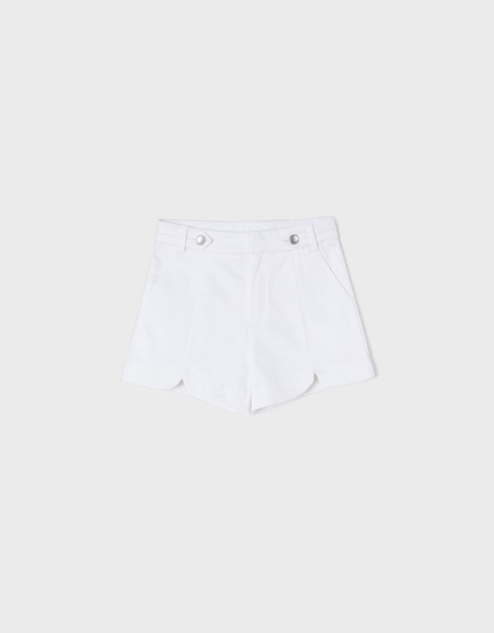 White Satin Shorts 3276 - Mini Macarons Boutique
