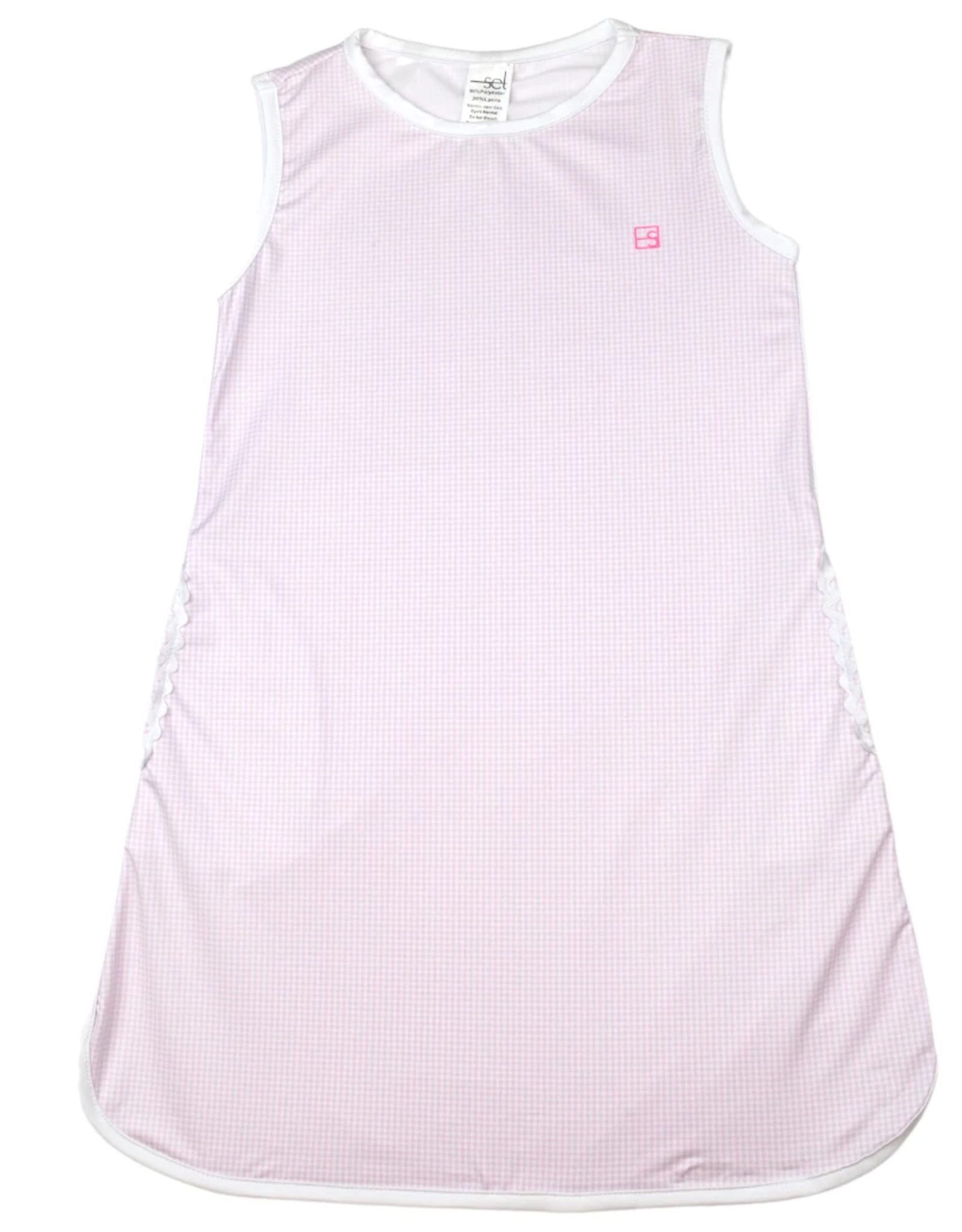 SET Tinsley Tennis Dress Pink Mini Gingham