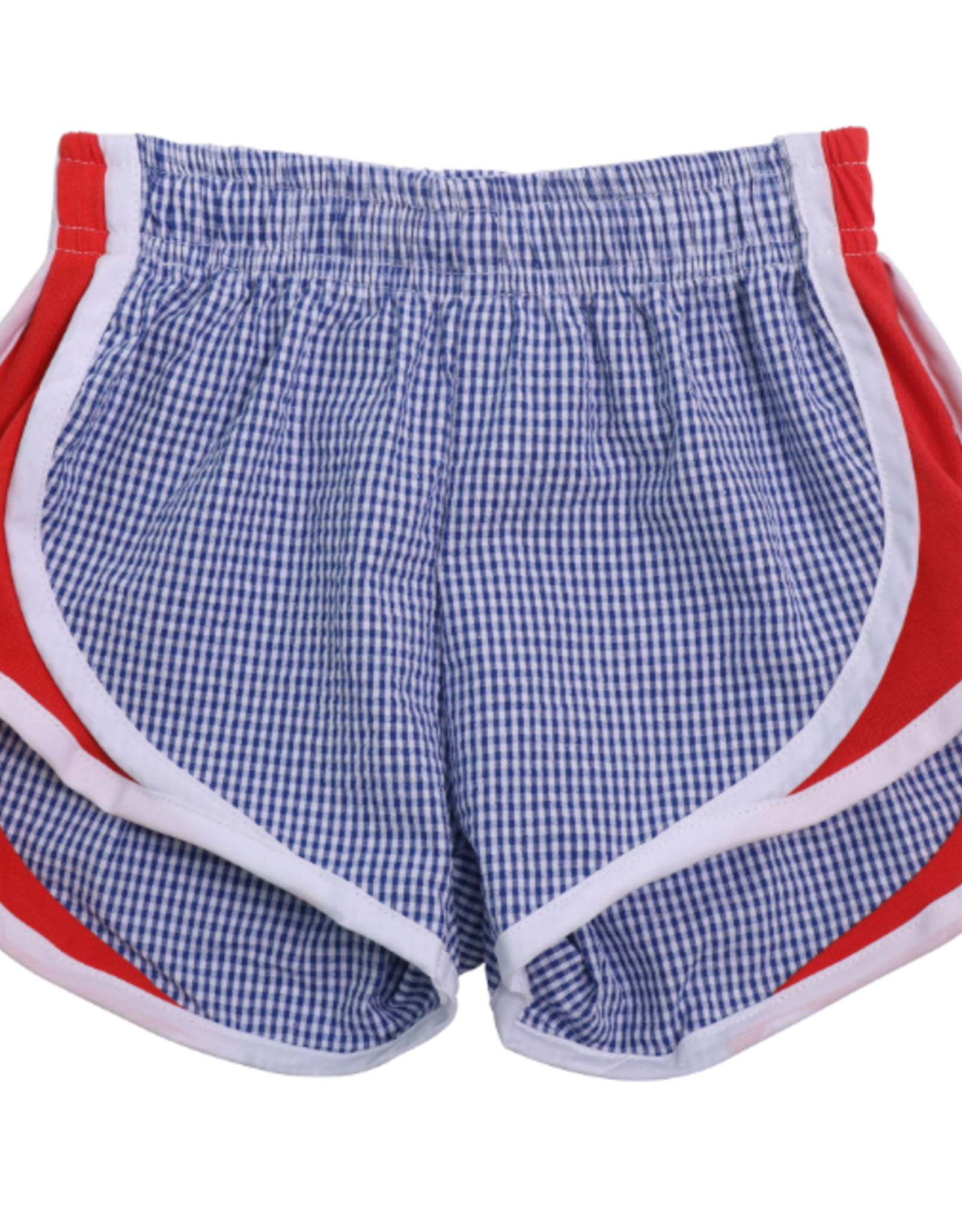 Funtasia Too Navy Check Shorts Red Side