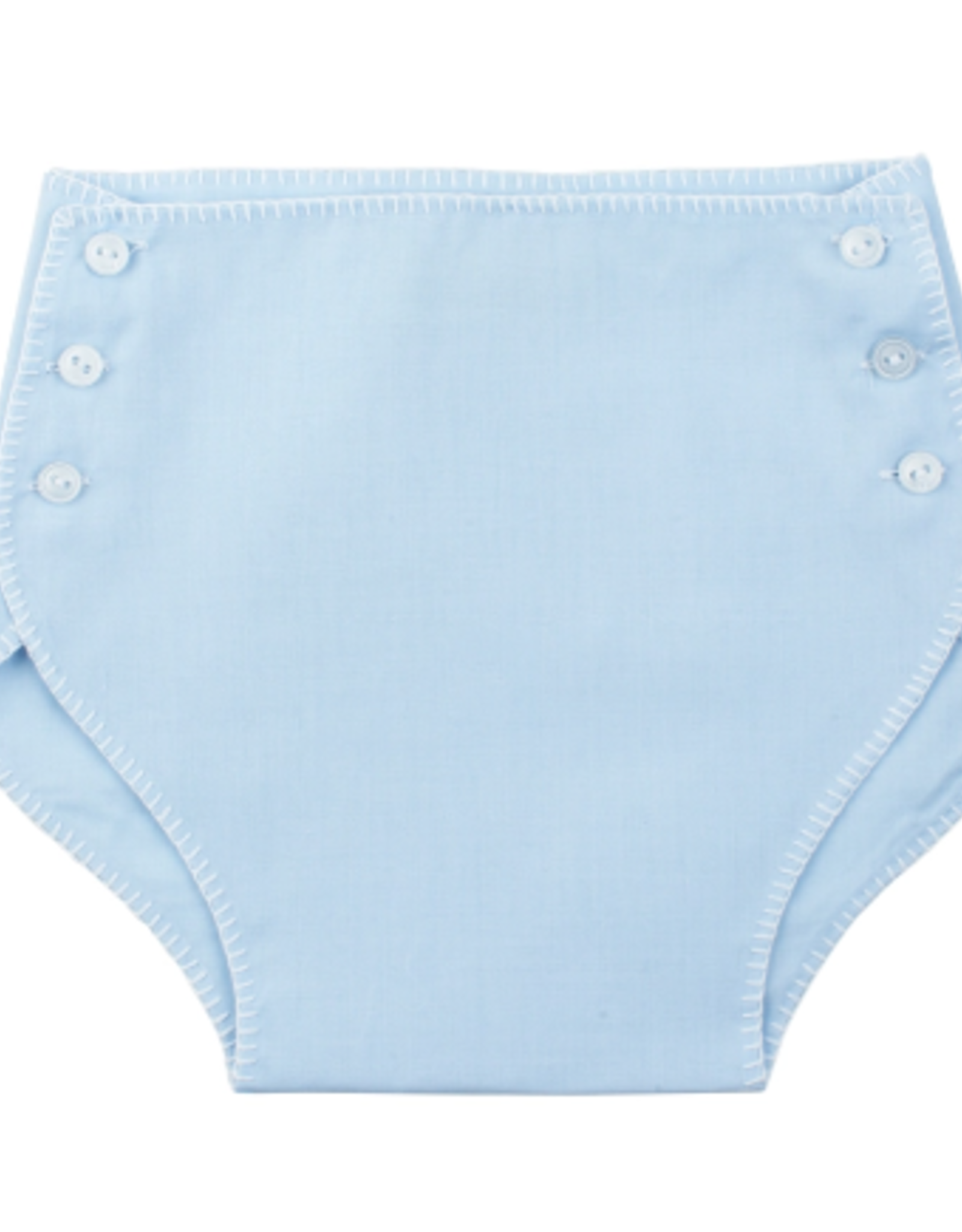 Feltman Brothers Blue Button Diaper Cover