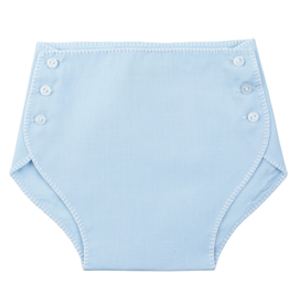 Feltman Brothers Blue Button Diaper Cover