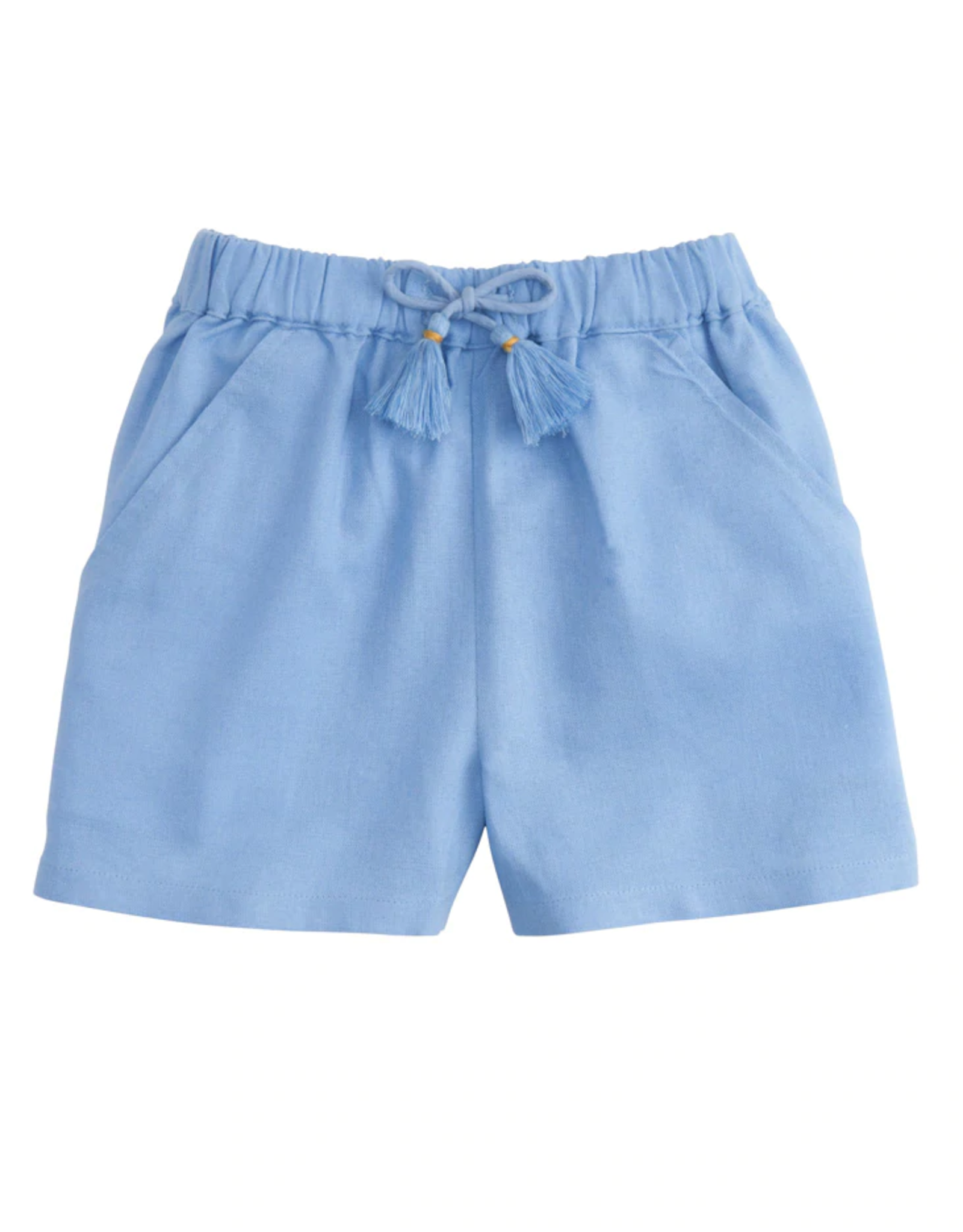 Little English Basic Shorts - Hydrangea Linen