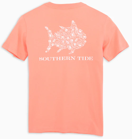 Southern Tide Shells And Crabs Tee Sun Baked Sand