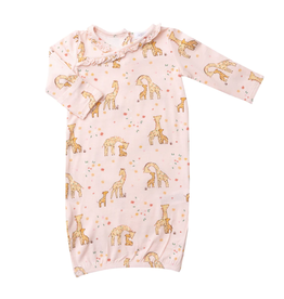 Angel Dear Giraffes Pink Kimono Gown  0-3M