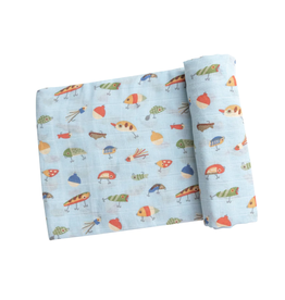 Angel Dear Fishing Lures Swaddle Blanket OS