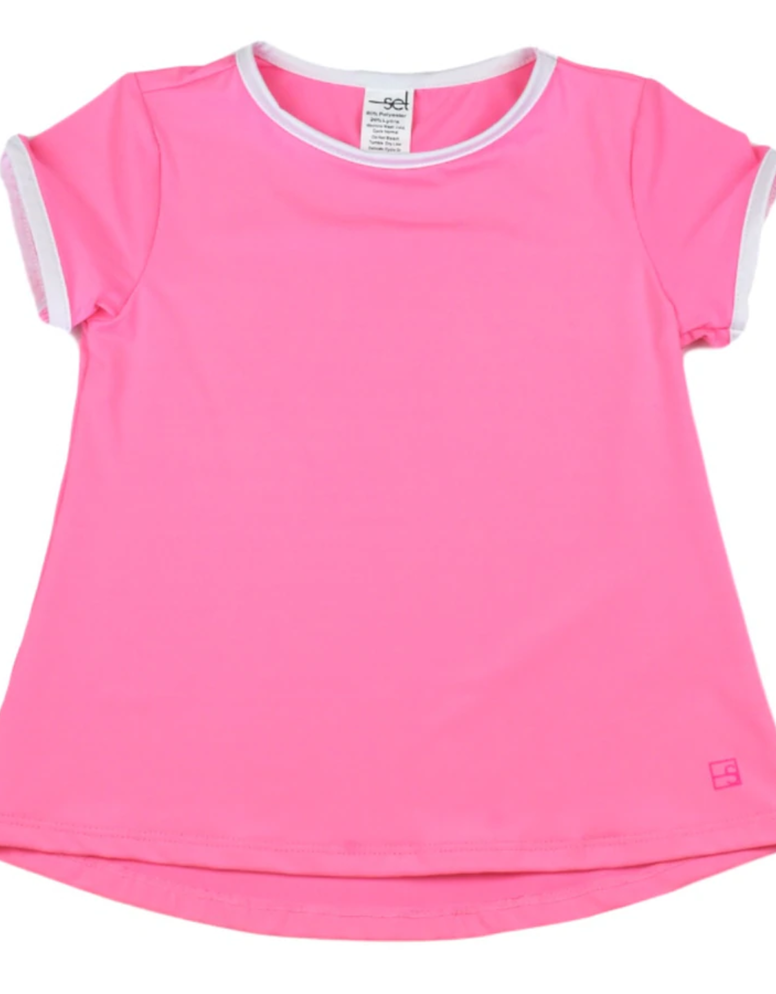 SET Bridget Basic T - Pink/White