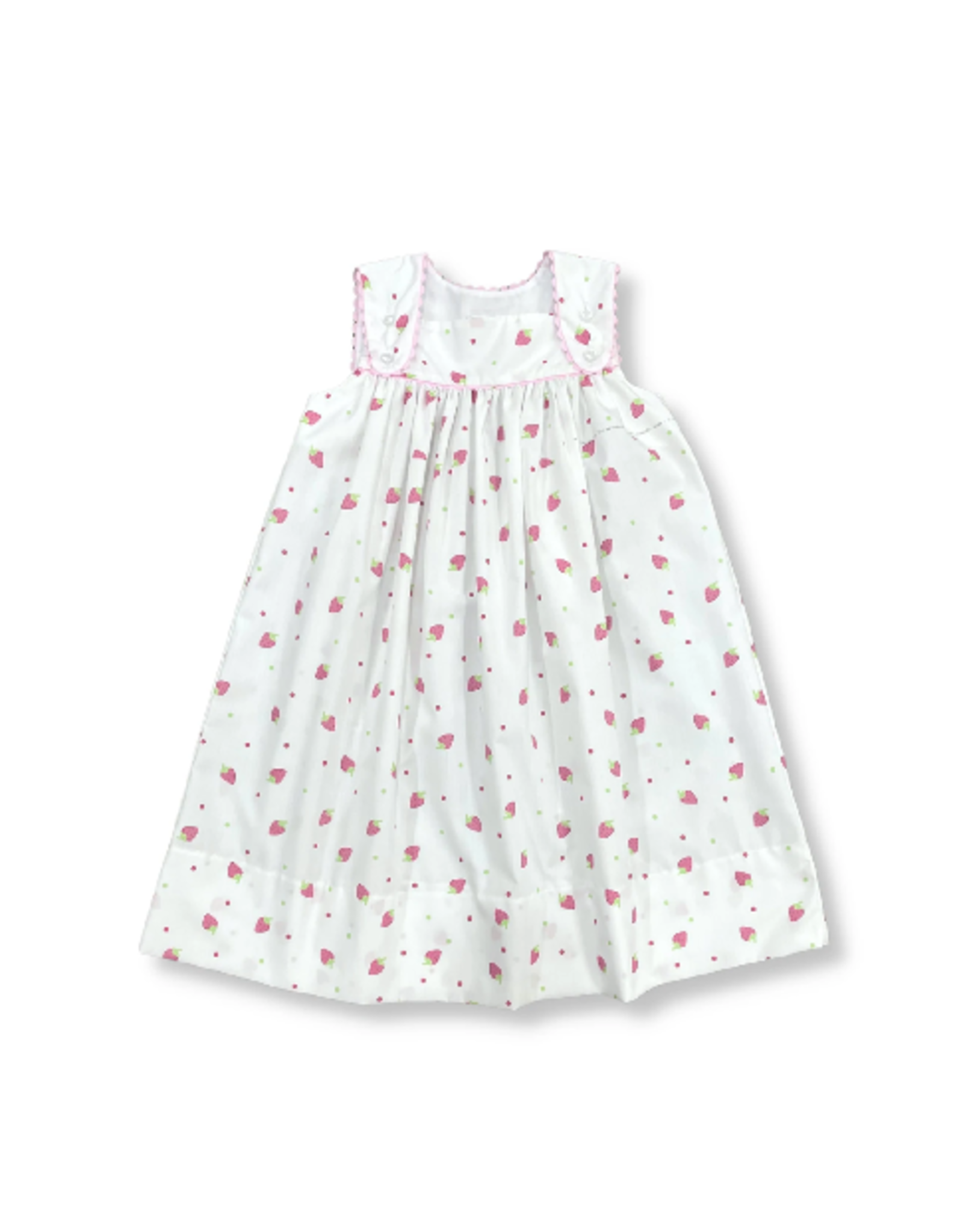 LullabySet Frances Flap Dress - Strawberry