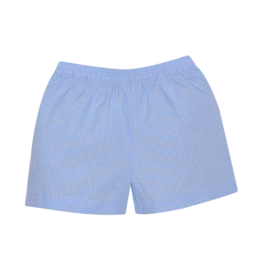 Remember Nguyen Blue Gingham Bennett Short