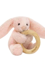 Jelly Cat Bashful Blush Bunny Ring Rattle