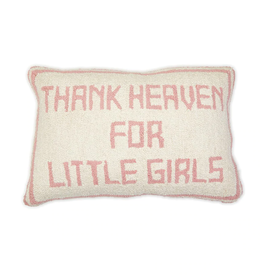 Two's Company Thank Heaven For Little Girls Decorative Pillow
