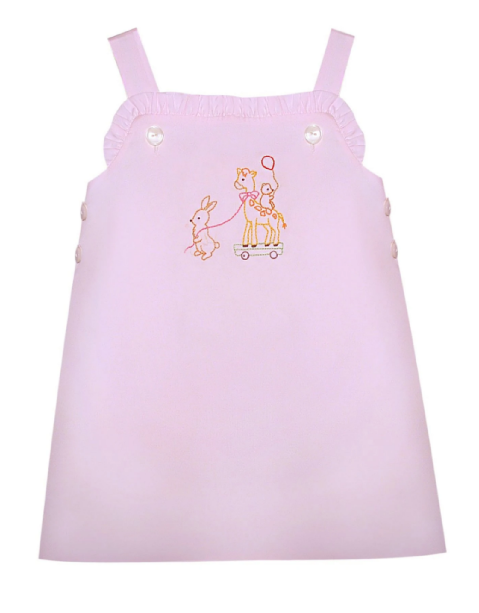Baby Sen Pink Giraffe and Friends Dress