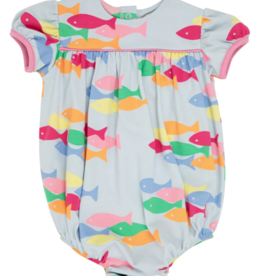 The Beaufort Bonnet Company Blythe Bubble Pima French Leave Fishies The Beaufort Bonnet Company Blythe Bubble Pima French Leave Fishies