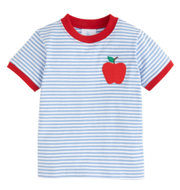 Little English Applique T-Shirt - Apple
