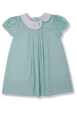 LullabySet Eloise Dress - Mint Micro Gingham