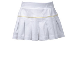 The Proper Peony White/Yellow Tennis Skirt