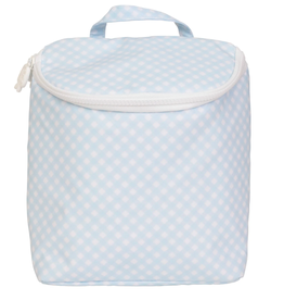 Apple of My Isla The Bottle Bag, Blue Gingham