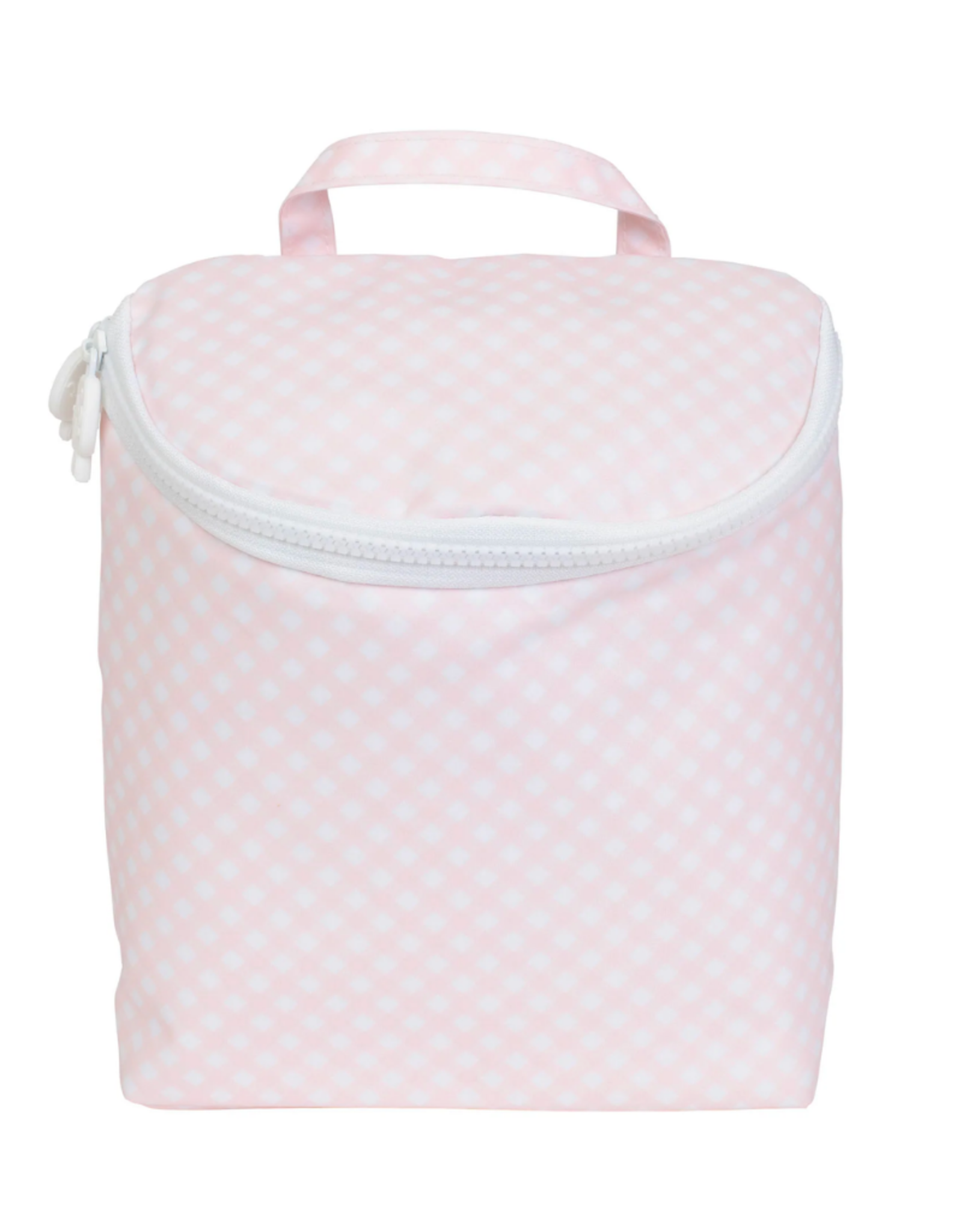 Apple of My Isla The Bottle Bag, Pink Gingham