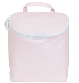 Apple of My Isla The Bottle Bag, Pink Gingham