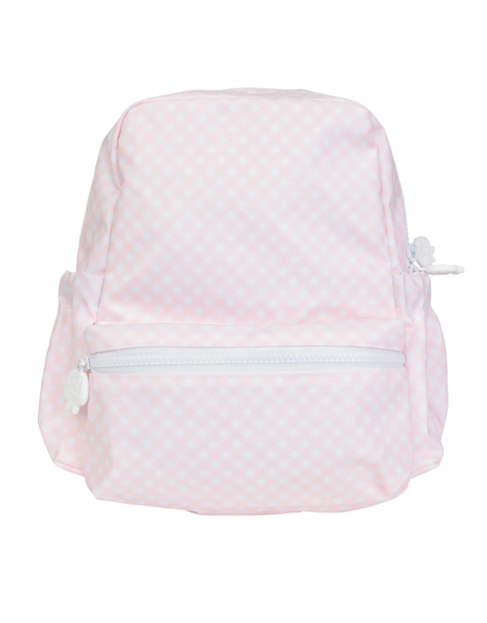 Apple of My Isla The Backpack, Pink Gingham