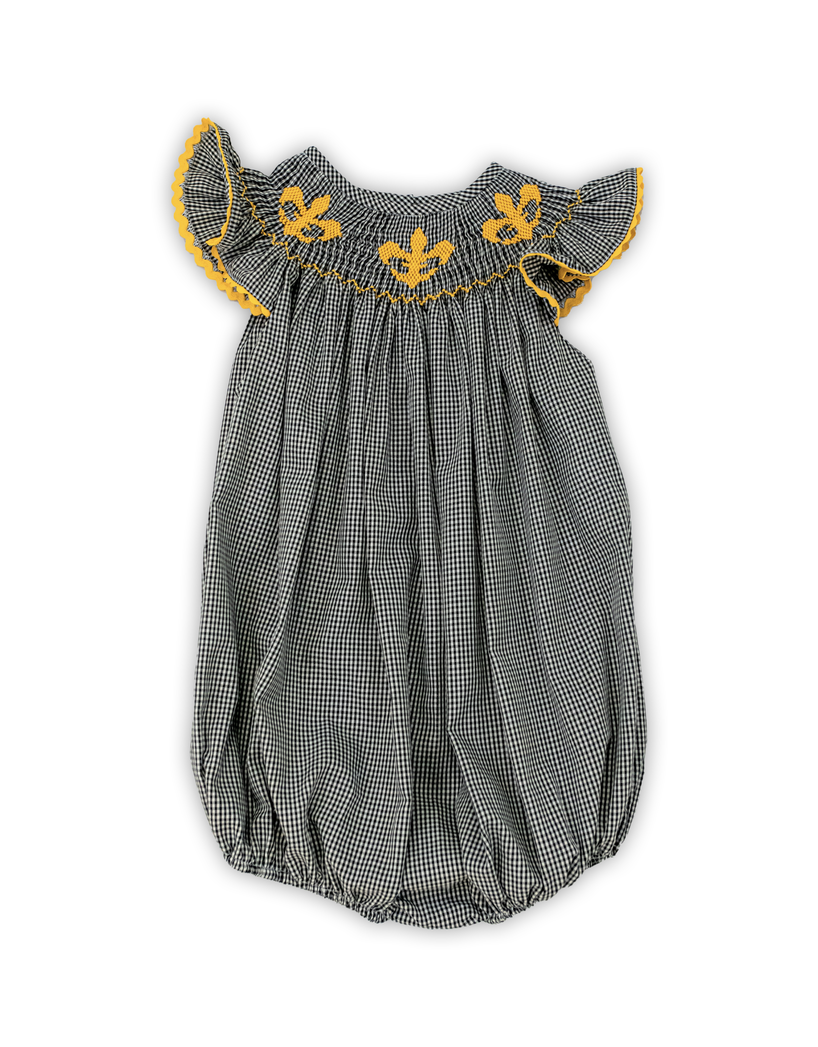 Krewe Kids Fleur de Lis Smocked Bishop Bubble