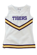 Lets Cheer White Cheer Uniform Dress - Tigers