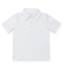 Lila + Hayes Griffin Polo Shirt White