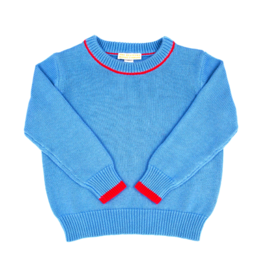 The Beaufort Bonnet Company Calum Crewneck, Park City Periwinkle The Beaufort Bonnet Company Calum Crewneck, Park City Periwinkle