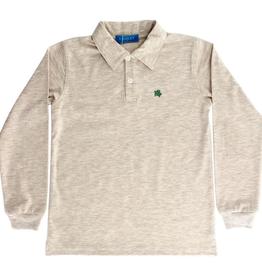 The Bailey Boys Long Sleeve Oatmeal Polo