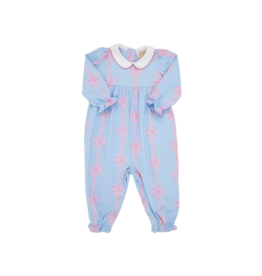 The Beaufort Bonnet Company Britt Romper LS No Bow No Go The Beaufort Bonnet Company Britt Romper LS No Bow No Go