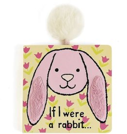 Jelly Cat "If I were a Rabbit" Board Book, Pink