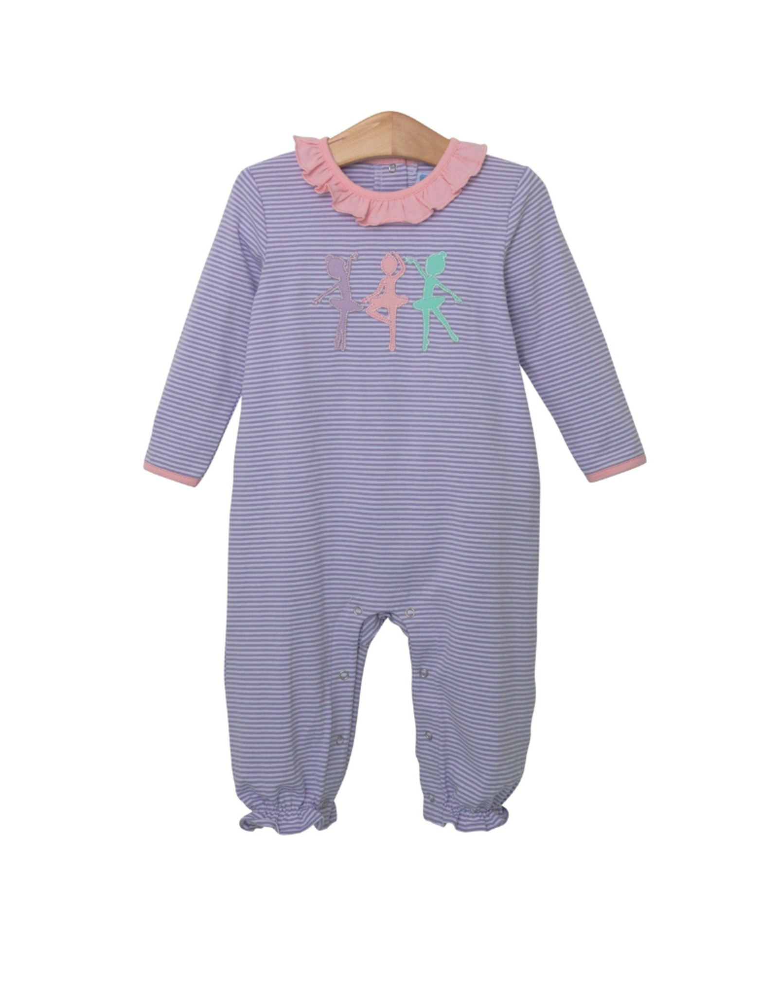 Trotter Street Kids Ballerina Ruffle Romper