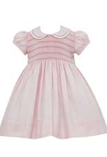 Anavini Pink Viyella Smocked Dress