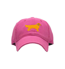 Harding Lane Kid's Golden Retriever On Bright Pink