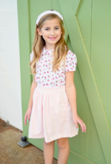 James and Lottie Cece Pink Cord Skirt Set with Floral Top *PRESALE*