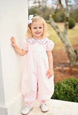 James and Lottie Cece Pink Cord Long Bubble with Floral Collar *PRESALE*